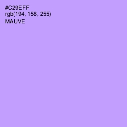 #C29EFF - Mauve Color Image