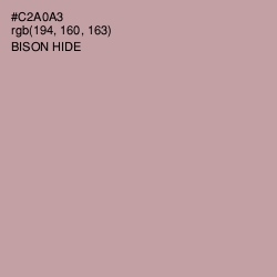 #C2A0A3 - Bison Hide Color Image