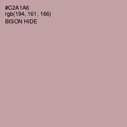 #C2A1A6 - Bison Hide Color Image