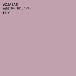 #C2A1AE - Lily Color Image