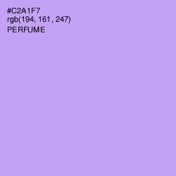 #C2A1F7 - Perfume Color Image