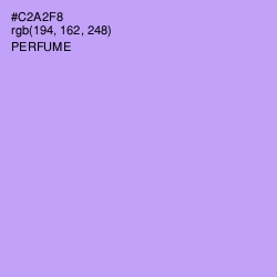 #C2A2F8 - Perfume Color Image