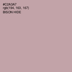 #C2A3A7 - Bison Hide Color Image