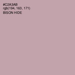 #C2A3AB - Bison Hide Color Image