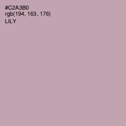 #C2A3B0 - Lily Color Image