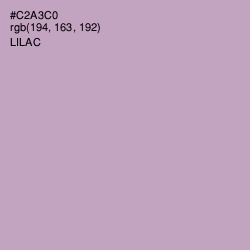 #C2A3C0 - Lilac Color Image