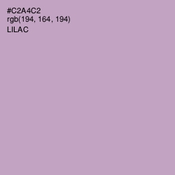 #C2A4C2 - Lilac Color Image