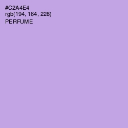 #C2A4E4 - Perfume Color Image