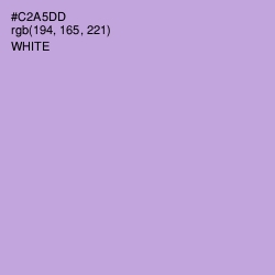 #C2A5DD - Light Wisteria Color Image