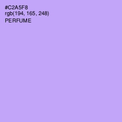#C2A5F8 - Perfume Color Image