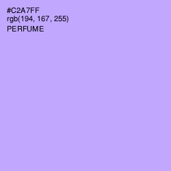 #C2A7FF - Perfume Color Image