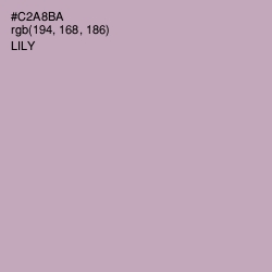 #C2A8BA - Lily Color Image