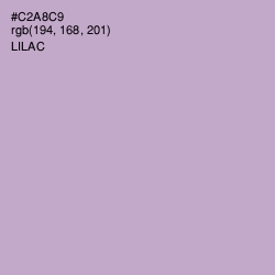 #C2A8C9 - Lilac Color Image