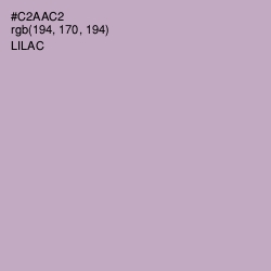 #C2AAC2 - Lilac Color Image