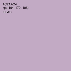 #C2AAC4 - Lilac Color Image