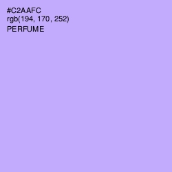 #C2AAFC - Perfume Color Image