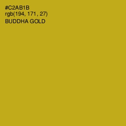 #C2AB1B - Buddha Gold Color Image
