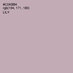 #C2ABB4 - Lily Color Image