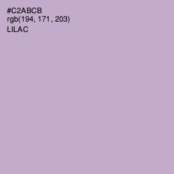 #C2ABCB - Lilac Color Image