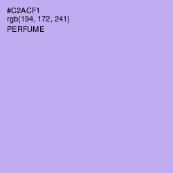 #C2ACF1 - Perfume Color Image