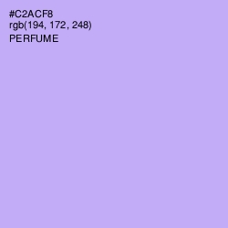 #C2ACF8 - Perfume Color Image