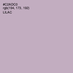 #C2ADC0 - Lilac Color Image