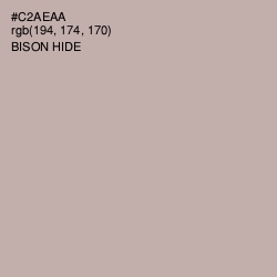 #C2AEAA - Bison Hide Color Image