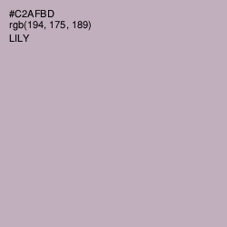 #C2AFBD - Lily Color Image