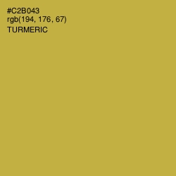 #C2B043 - Turmeric Color Image