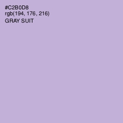 #C2B0D8 - Gray Suit Color Image