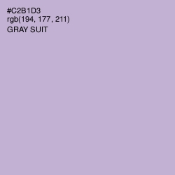 #C2B1D3 - Gray Suit Color Image