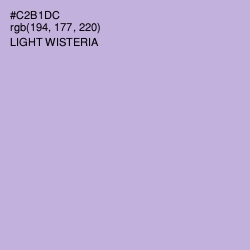 #C2B1DC - Light Wisteria Color Image