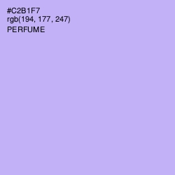 #C2B1F7 - Perfume Color Image