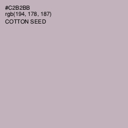 #C2B2BB - Cotton Seed Color Image