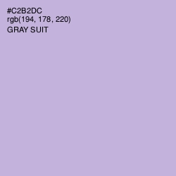 #C2B2DC - Gray Suit Color Image
