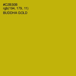 #C2B30B - Buddha Gold Color Image