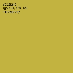 #C2B340 - Turmeric Color Image