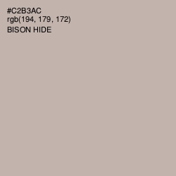 #C2B3AC - Bison Hide Color Image