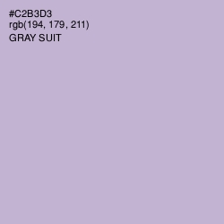 #C2B3D3 - Gray Suit Color Image