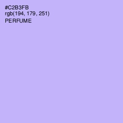 #C2B3FB - Perfume Color Image