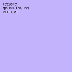 #C2B3FC - Perfume Color Image