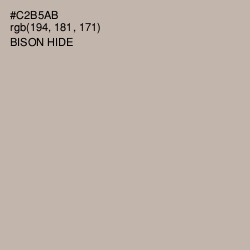 #C2B5AB - Bison Hide Color Image
