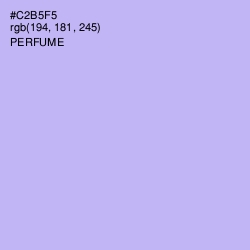 #C2B5F5 - Perfume Color Image