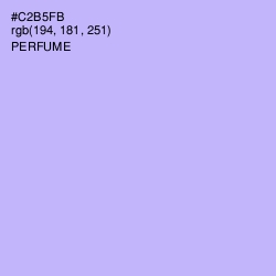 #C2B5FB - Perfume Color Image