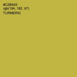 #C2B643 - Turmeric Color Image