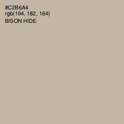 #C2B6A4 - Bison Hide Color Image