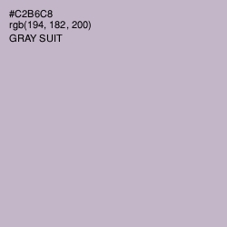 #C2B6C8 - Gray Suit Color Image