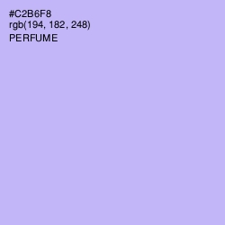 #C2B6F8 - Perfume Color Image