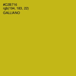 #C2B716 - Galliano Color Image