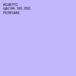 #C2B7FC - Perfume Color Image